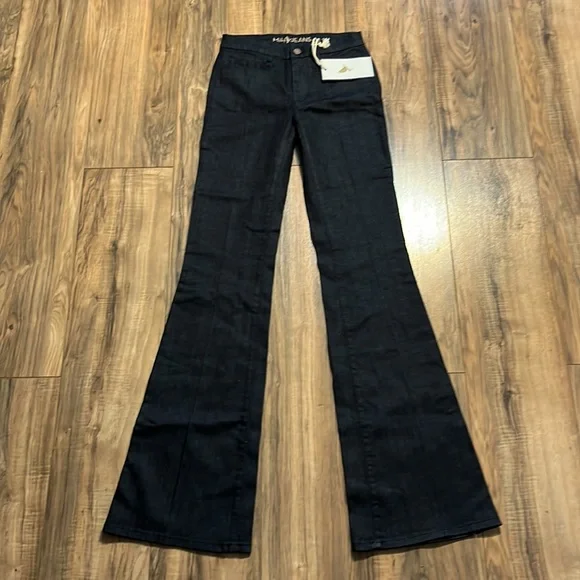 Mih Jeans Mih Made In Heaven Marrakesh Mid Rise Kick Flare